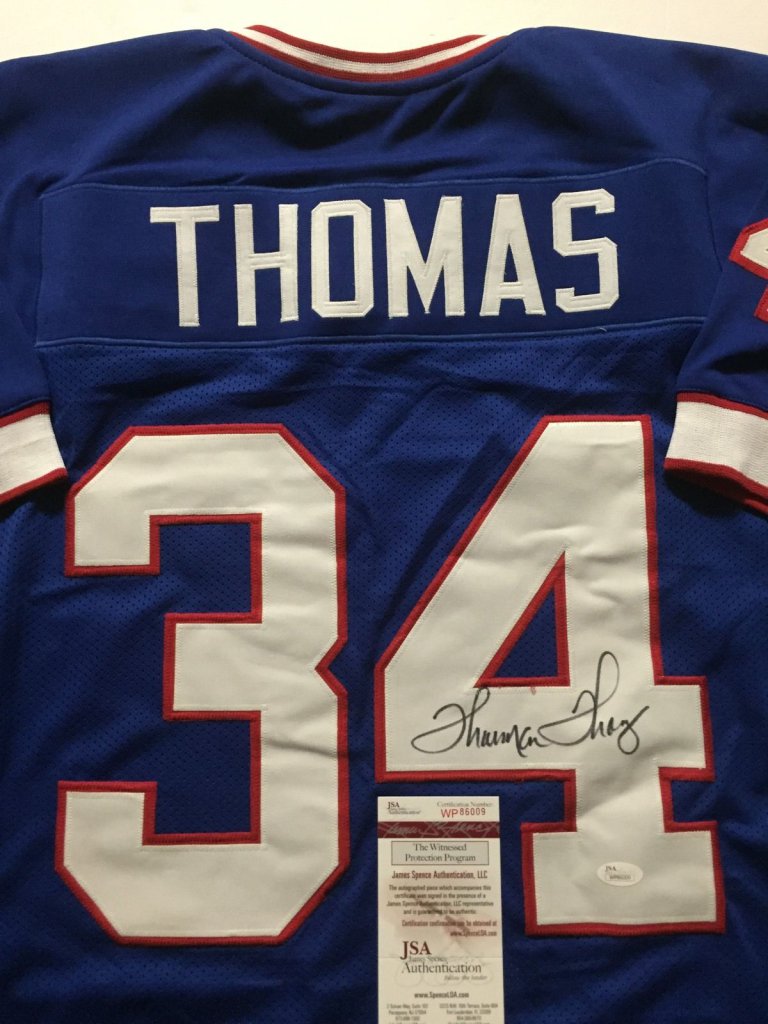 thurman thomas autographed jersey