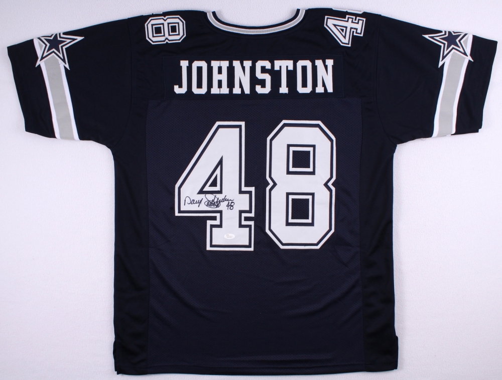 DARYL MOOSE JOHNSTON AUTOGRAPHED DALLAS COWBOYS JERSEY JSA