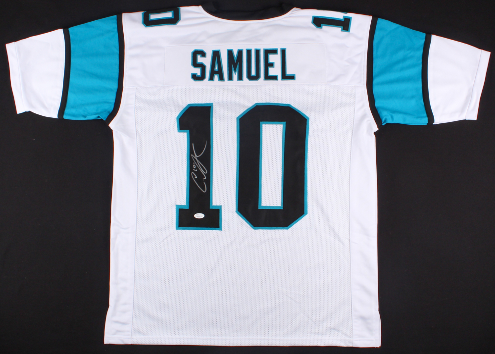 Sam Darnold Carolina Panthers Game-Used #14 White Jersey