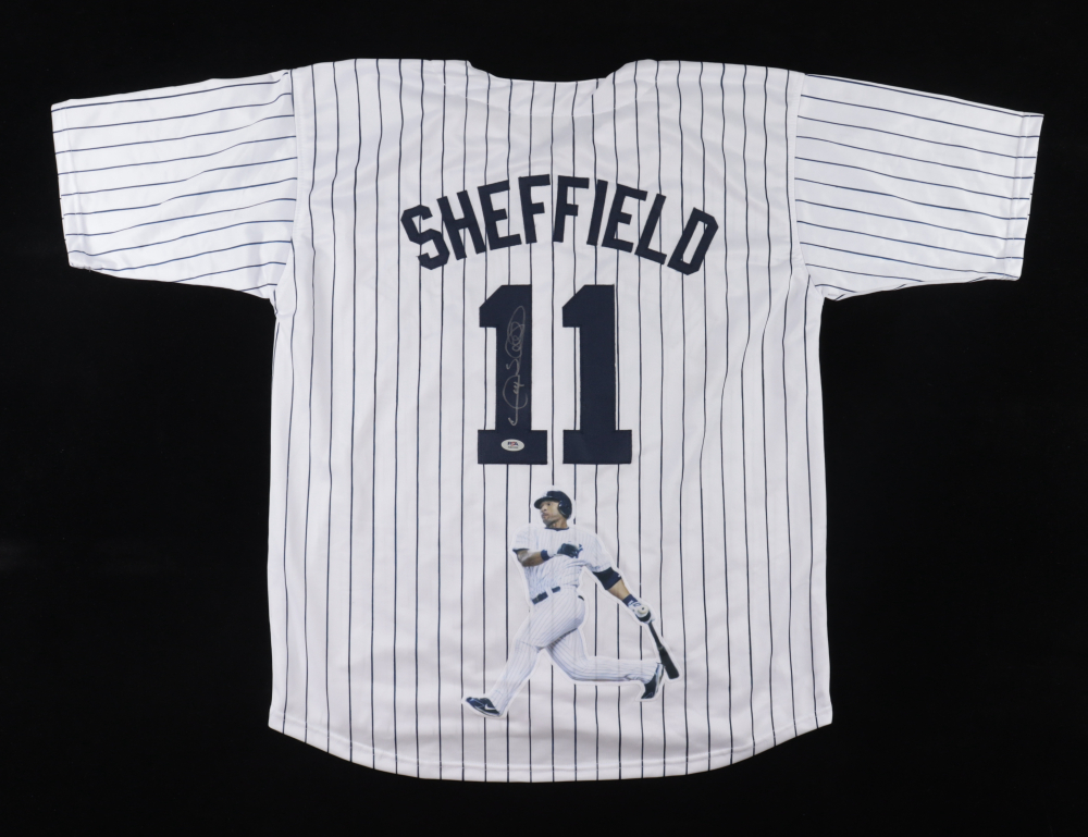 New York Yankees Gary Sheffield Autographed Grey Jersey JSA Stock #202329 -  Mill Creek Sports