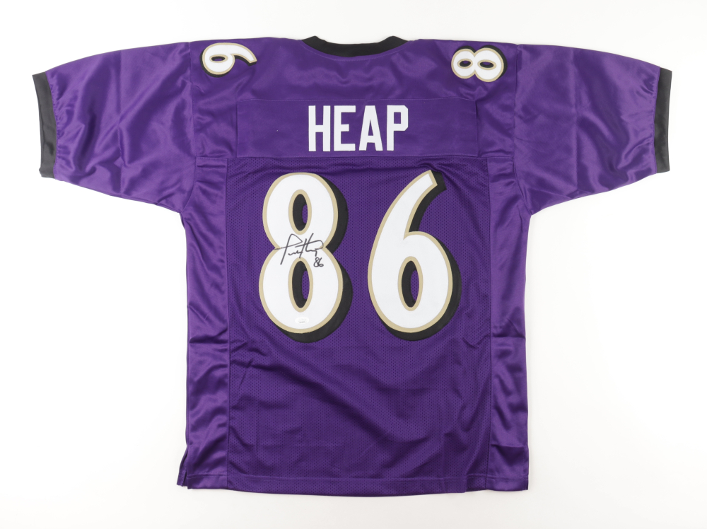 Todd Heap Signed Framed Baltimore Ravens Jersey Number